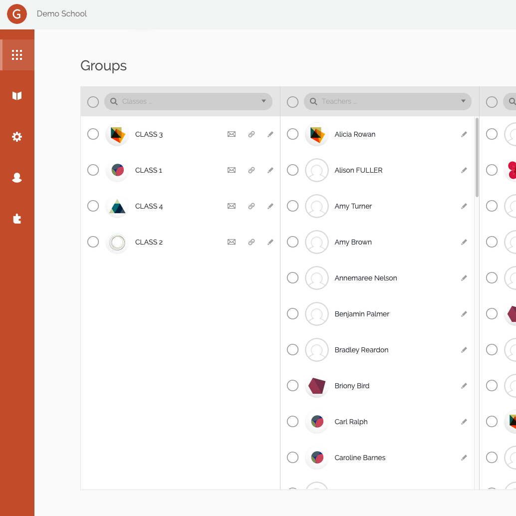 Goalhub Groups Admin Screen