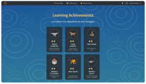 Learning achievements screen preview
