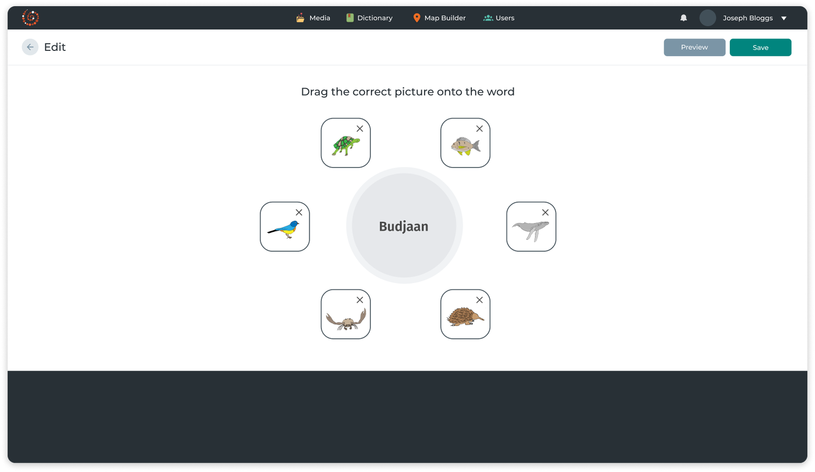 Game builder template example two