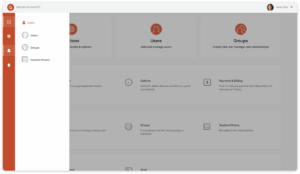 Goalhub Admin Dashboard Menu open Preview