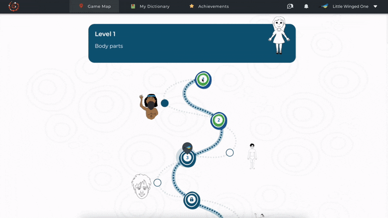 Playing a game sequence demo