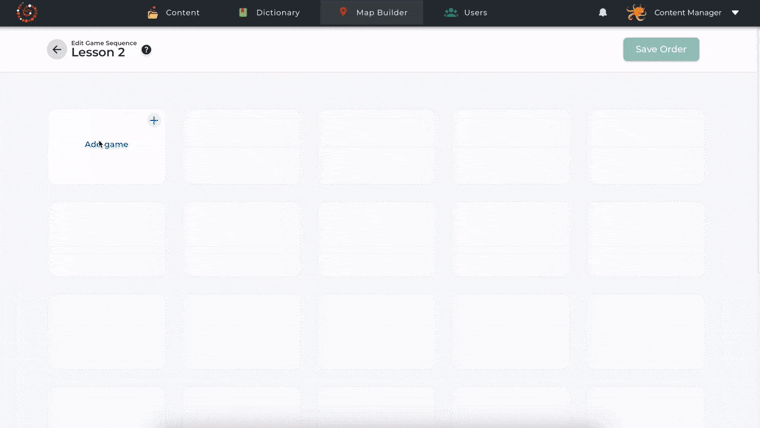 Building a game sequence demo